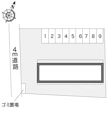 ★手数料０円★国分寺市西町　月極駐車場（LP）